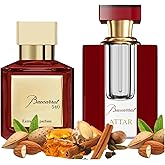 Equivalence of Baccarrat 54O Extrait de Parfum - Long Lasting Daily 12-14 Hours Perfume Oil Spray Deluxe for Men, Women 99% Same Fragrance large bottle not included (ATTAR OIL 12ML)