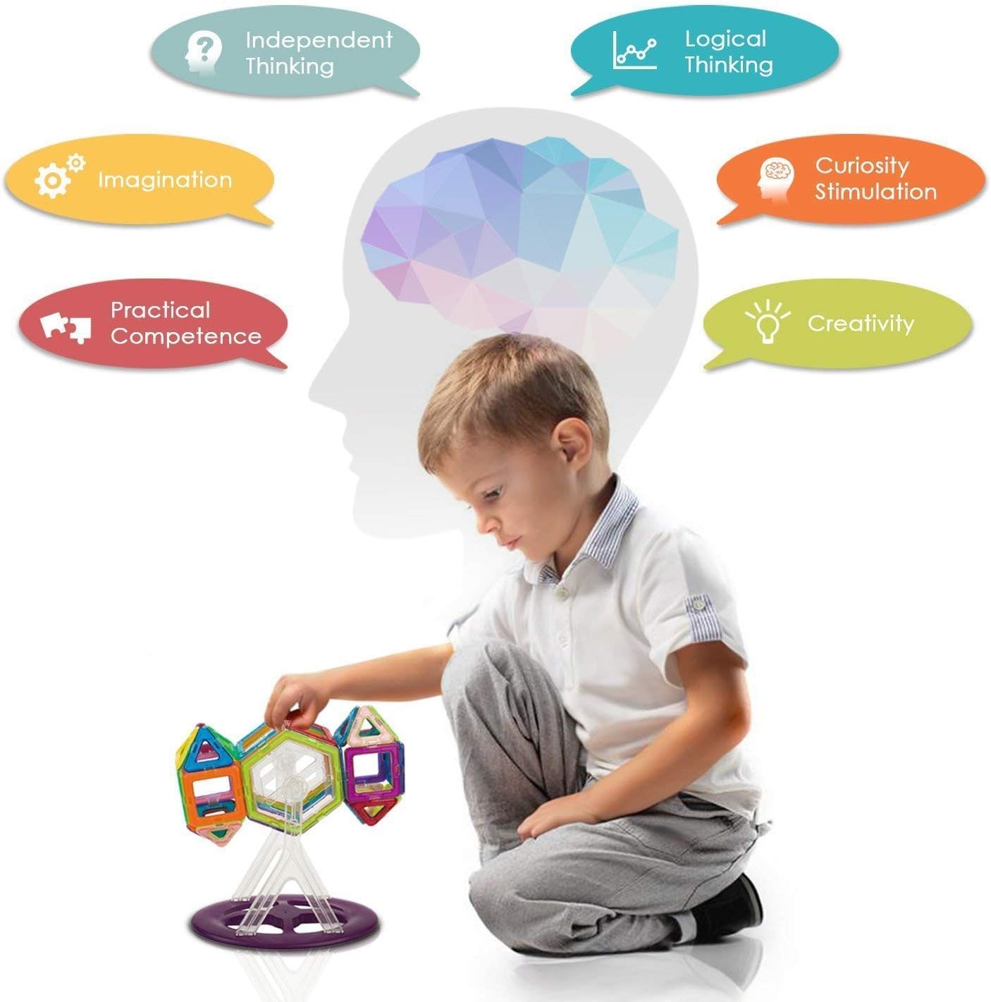 intey building block magnetic toys