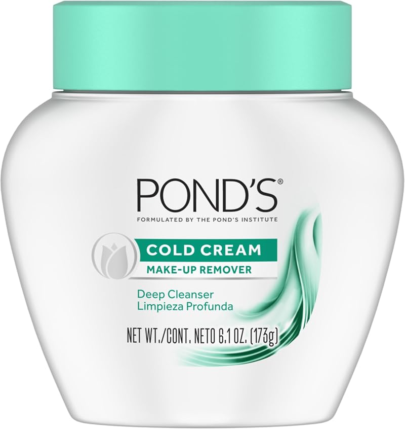 Pond's Cold Cream Cleanser Makeup Remover 6.1oz 173g Jar