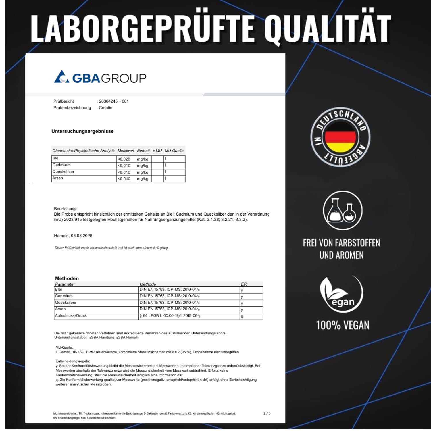 Creatin Monohydrat Pulver 1kg / 1000g - Ultra Reines Kreatin Monohydrat mit Inulin - Hochdosiert - Extrapure Creatine Monohydrat - Creatin Pulver Monohydrate - Vegan Jahresvorrat 2