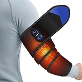 Cordless Heating Pad for Arm Elbow, 660nm 850nm Red Light Heating Pad Arm Wrap for Pain Relief, 5000mAh Rechargeable