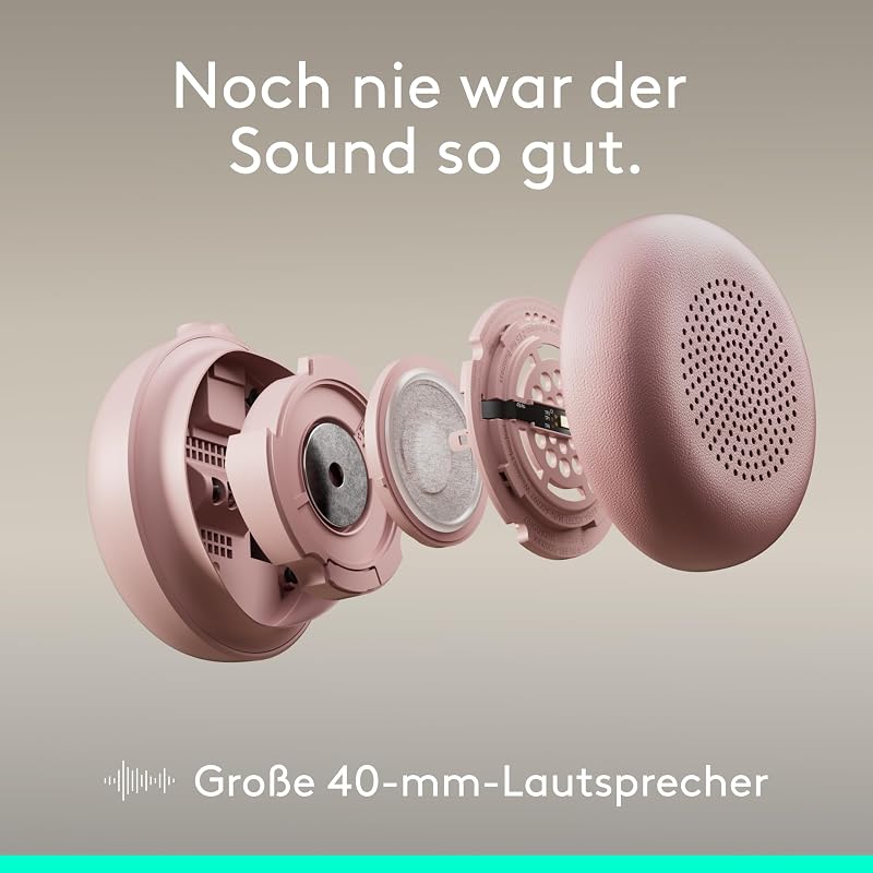 Zone Wired 2 Headset mit Geräuschunterdrückung, Rosa — Foto 4 von 8
