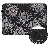 kate spade new york Puffer Laptop Sleeve 14 Inch - Hollyhock Iridescent Black - for 13 to 14 inch MacBook Pro M3 Max/M3/M2/M2/M1 Max/M1 Pro