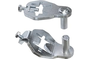 QUALWARD T-Post Gate Hinge Pins Heavy Duty, Hang a gate from a Metal T Post, Easy to Install (Patent)
