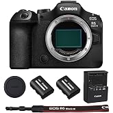 Canon EOS R6 Mark III Mirrorless Camera with Extra Canon LP-E6P Battery