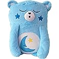 Happy Nappers: Care Bears Pillow Pocket Pal - Bedtime Bear - Plush Character Pillow Case, Animal Cover w/Weighted Paws, Soft Huggable Companion, Kids