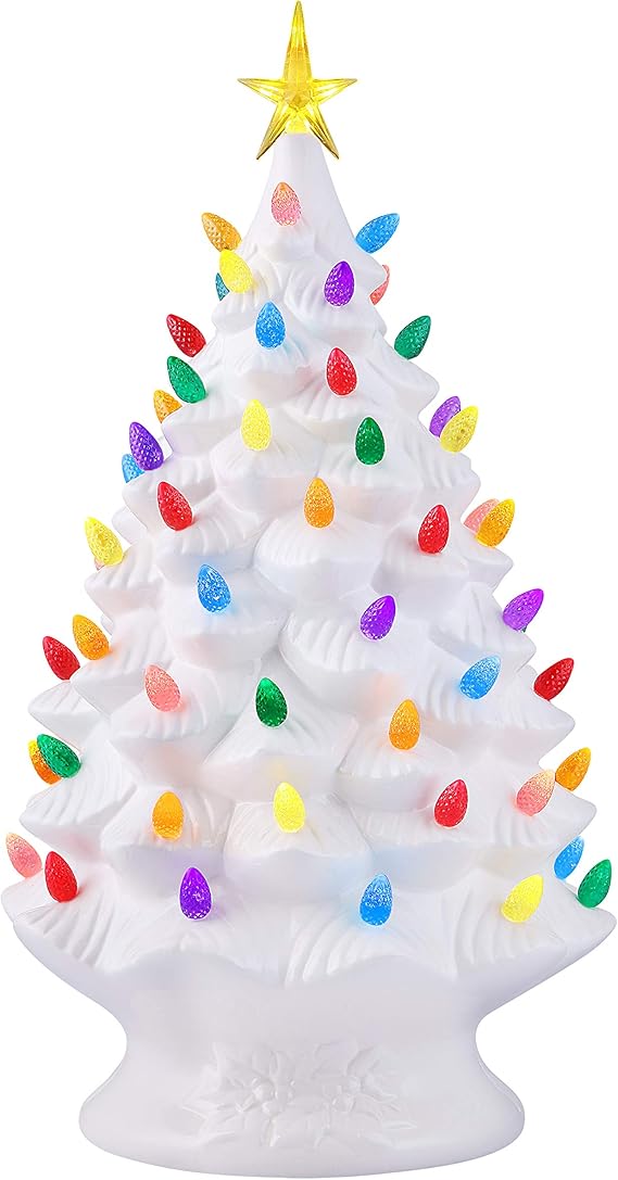 Mr. Christmas Nostalgic Tree 24"White Christmas Décor, inch Amazon.ca