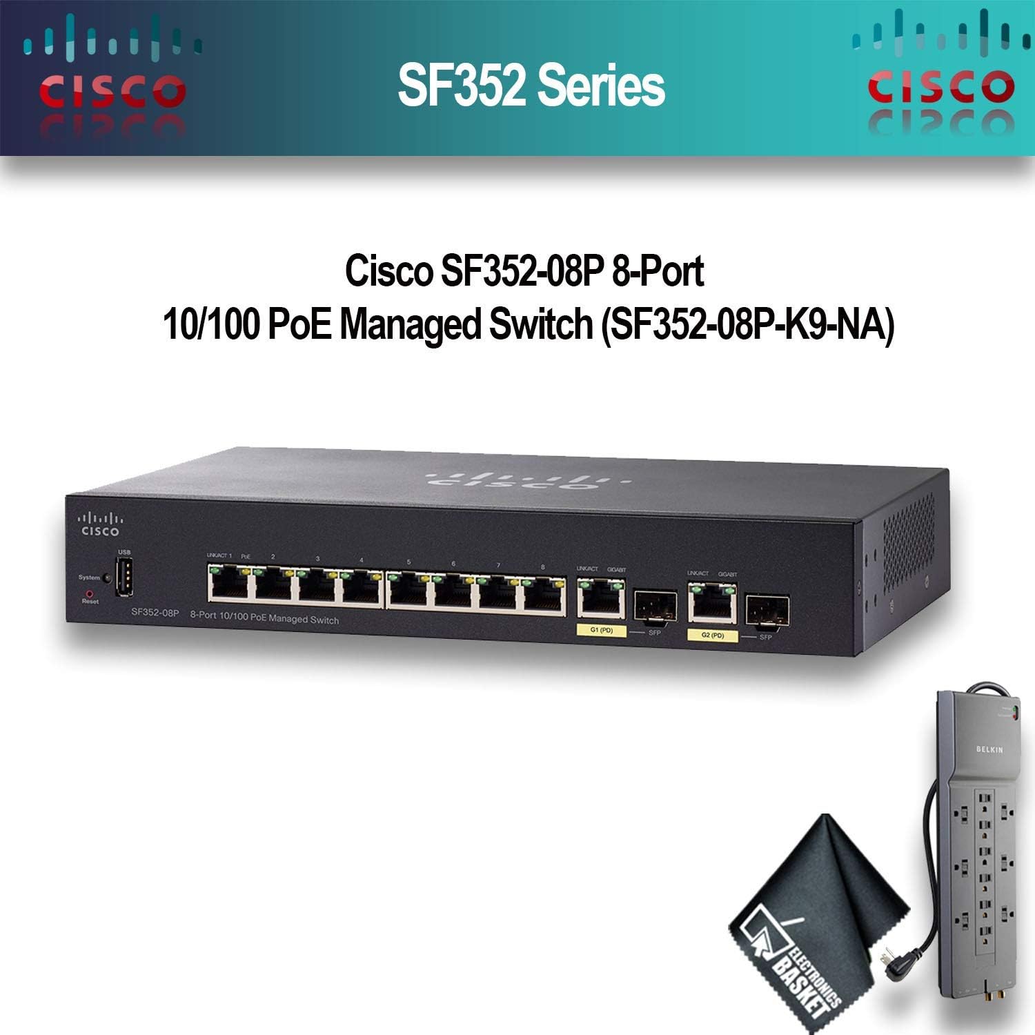 Managed poe switch. Cisco SF-100d-08p. Cisco sf350 24p. Хаб Cisco. Cisco sf352-08p.