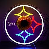 Football Neon Sign For Wall Decor,Football Neon Lights for Bedroom Man Cave Party Bar Background Decoration,LED Neon for Parties, Bars, Dorms, Game Room Decor ，Christmas Birthday Gift