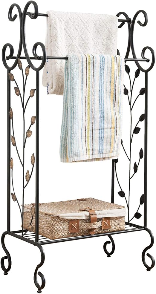 Amazon Com Moon Daughter 39 5 Height Metal Towel Rack Holder