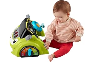 Fisher-Price Baby & Toddler Learning Toy Laugh & Learn Sit & Steer Driver Car Activity Center with Smart Stages for Ages 6+ Months