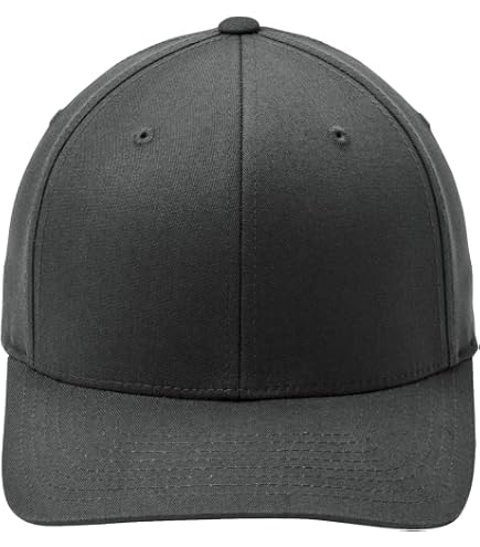 Port Authority Snapback Fine Twill Cap Black at Amazon Men's