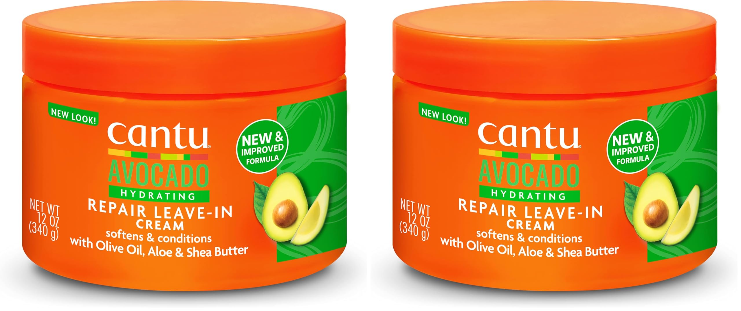 Cantu Avocado Leave-In Conditioning Repair Cream 340g (Pack of 2)