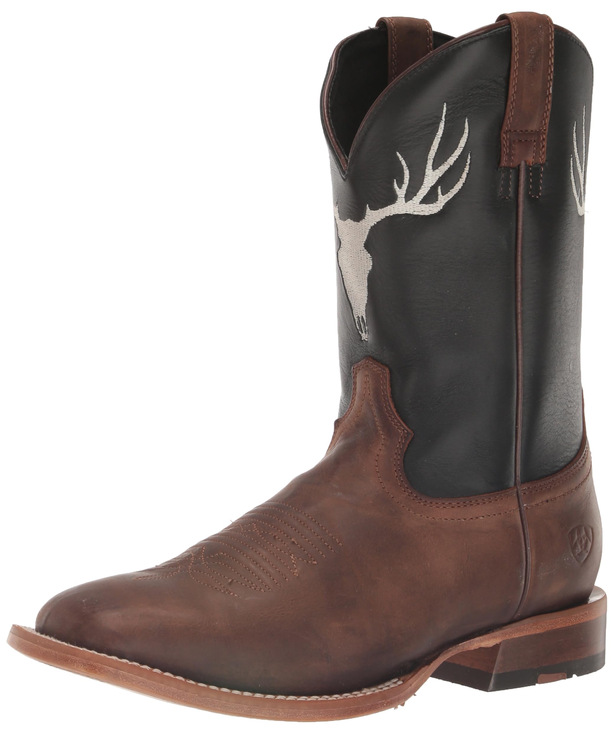 ARIAT Men’s Crosshair Western Boot – Rifle Brown/Inkwell, 8 Wide