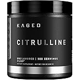 Kaged L-Citrulline Powder | Unflavored | Enhanced Pumps | Improve Muscle Vascularity | Nitric Oxide Booster | Supplements for Men & Women | 100 Servings