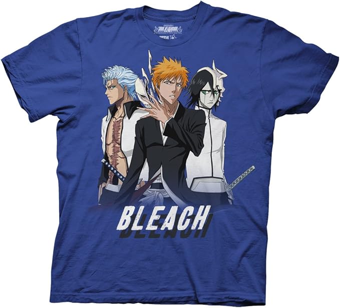 royal blue bleached shirt