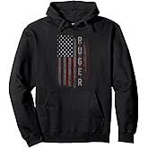 Ruger Family US USA American Flag Pullover Hoodie