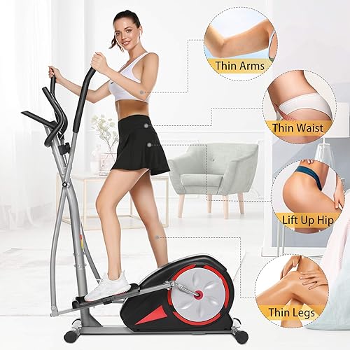 Fast90 Portable Elliptical Machine Fitness Workout Cardio Training