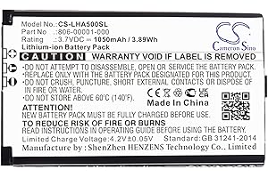 DRAWBELL Replacement Battery for Lightspeed Aviation Tango A500 Compatible Part NO 806-00001-000