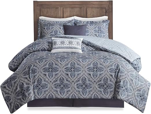 Amazon Com Harbor House Nulki 6 Piece Cotton Comforter Set Cal