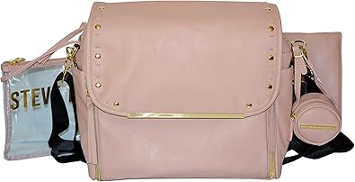 steve madden leather diaper bag