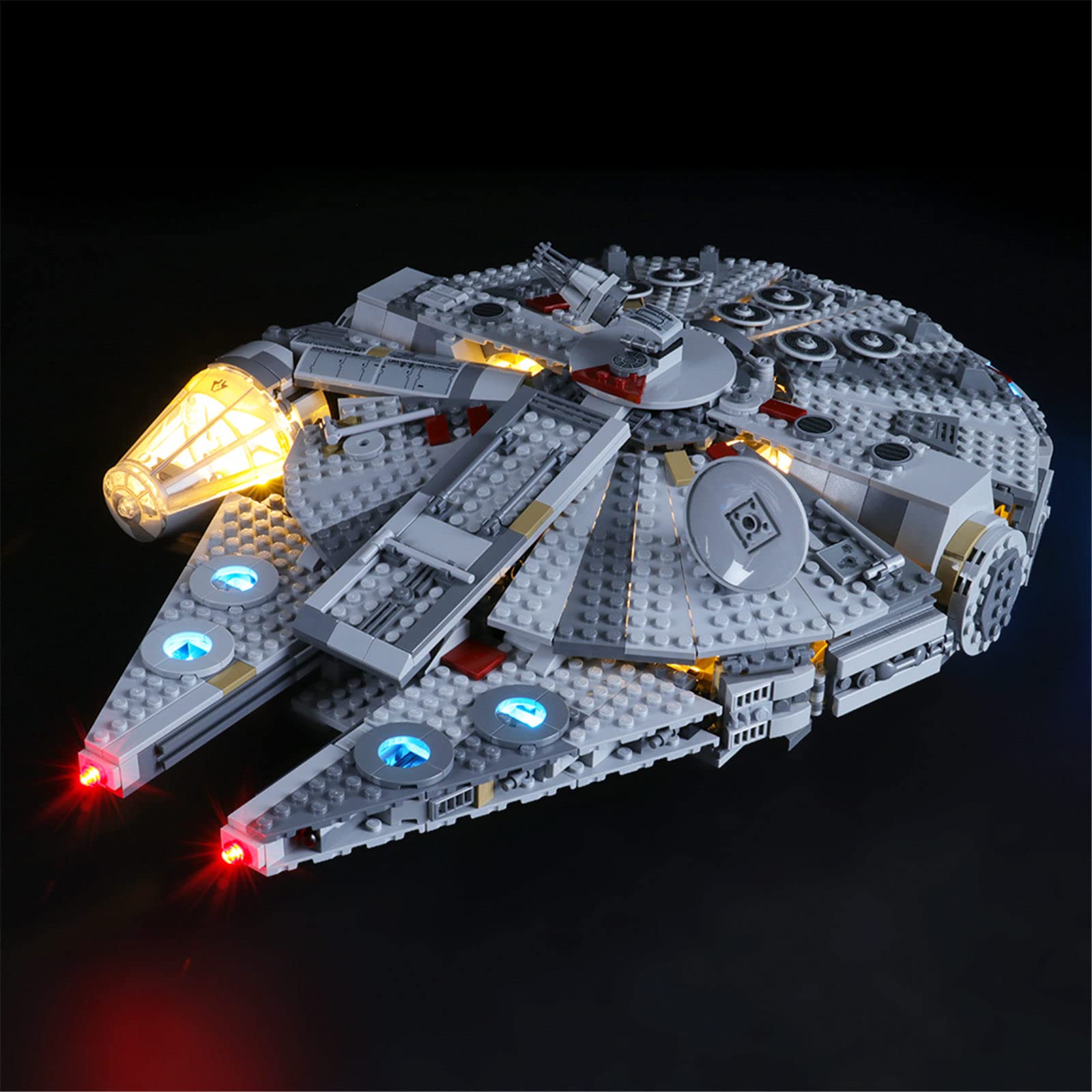 YEABRICKS LED Light for -75257 Star Wars Millennium Falcon Building Blocks Model (Building Set NOT Included)