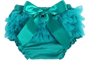 ICObuty Baby Girls Ruffle Bloomer Diaper Cover for Baby Girls Toddlers