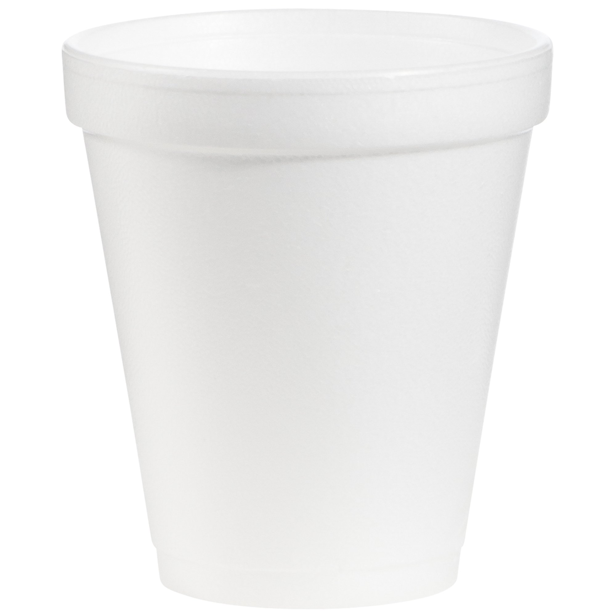 Dart 8J8 8 oz Foam Cup, 8 Series Lids (Case of 1000)