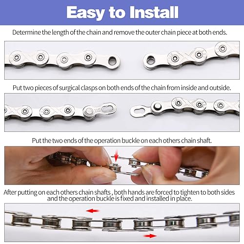 Bike Chain Kit, Single/6/7/8/9/10/11/12 Speed Multi-Function Bike - Main Image