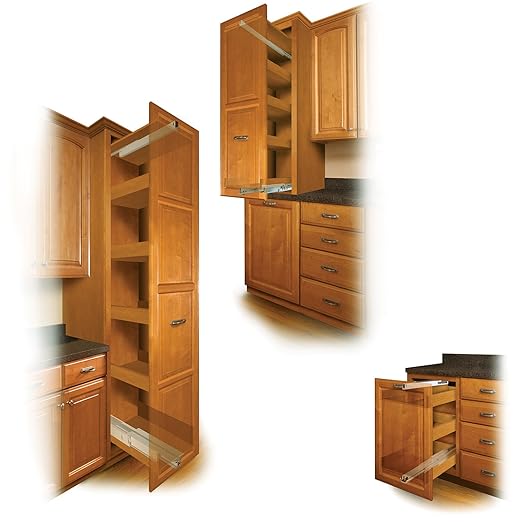 Building Hardware Fulterer White 275 Pantry Pullout Slide With