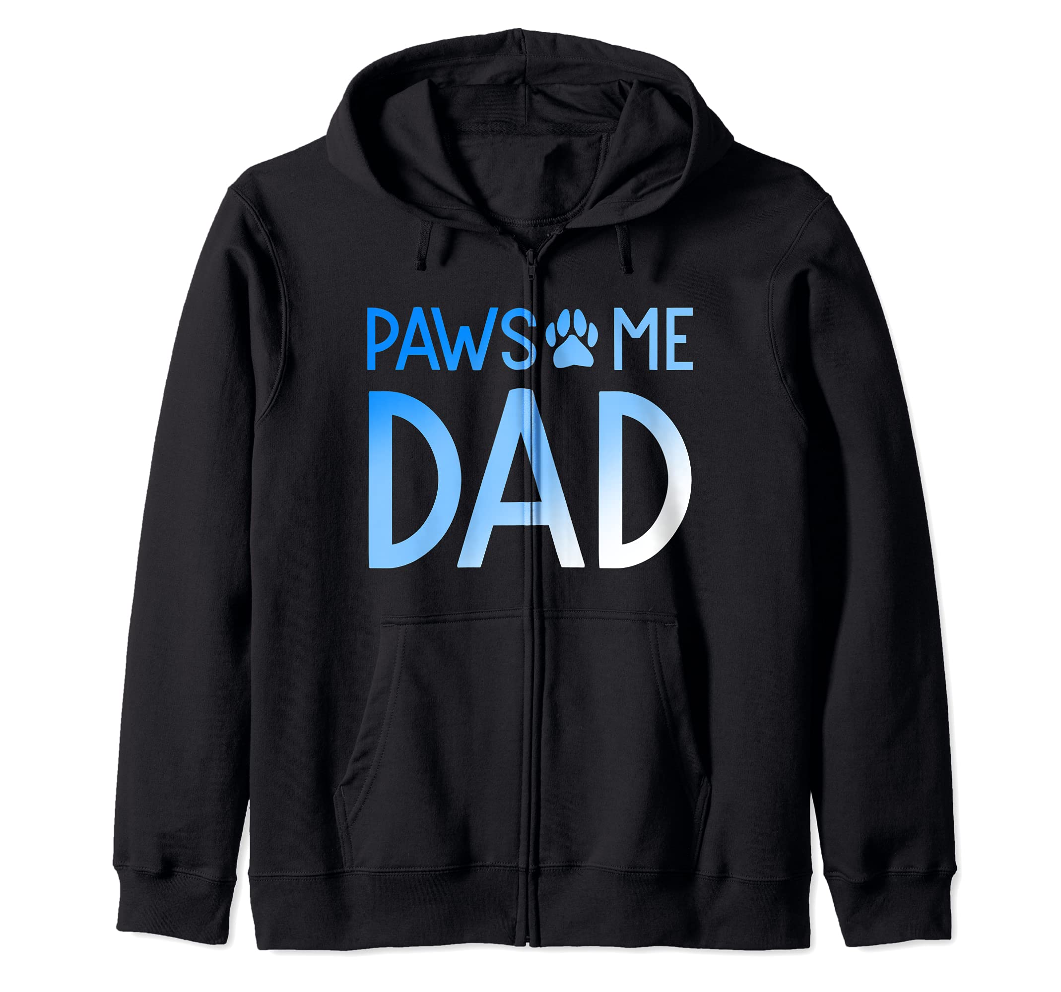 Pawsome Dad For Fathers Of Cats And Dogs Zip Hoodie