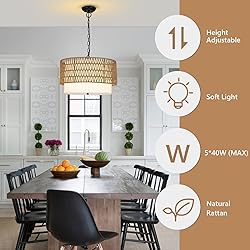 PAUFUL Farmhouse Chandeliers for Dining