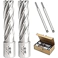 S&F STEAD & FAST Annular Cutter Set, 2-pc, 5/8" Diameter x 2" Depth of Cut for Magnetic Drill Press