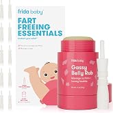 Frida Baby Fart Freeing Essentials Kit for Infant Gas Relief and Babies | Includes Windi and Gassy Belly Rub, Safe, Natural, Instant Relief for Infants &amp; Babies, Fart Freeing Essentials