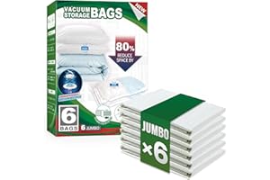 TAILI Large Vacuum Storage Seal Bags for Comforter and Blankets, Bedding, 40x31 Inch, Space Saver Bags for Clothes, Pillows, 