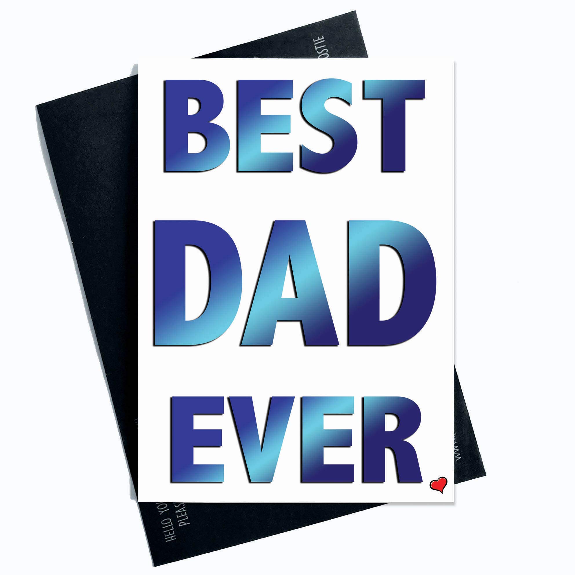 Father's Day Card, Card for Dad Card from Daughter Son Father's Day Card Dad Gift Dad Cards Dad Birthday Card Best Dad Ever Christmas PC395