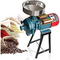 Grain Mills Electric Grain Mill Grinder, 3000W 110V Mill Grinder Electric Grain Grinder Heavy Duty Home/Commercial…