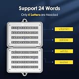 ELLIPAL Seed Phrase Steel 316 Stainless Backed 24 Words BIP39 Compatible view 2