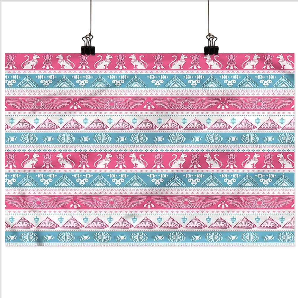 ParadiseDecor Tribal Canvas Pictures Ancient Egyptian Icons 12x16 Inch Prints Contemporary Canvas Artwork