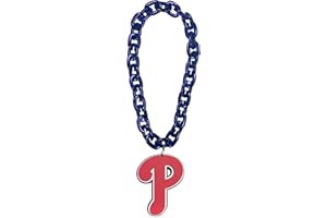 FANFAVE Philadelphia Phillies MLB Blue Fan Chain 3D Foam Necklace