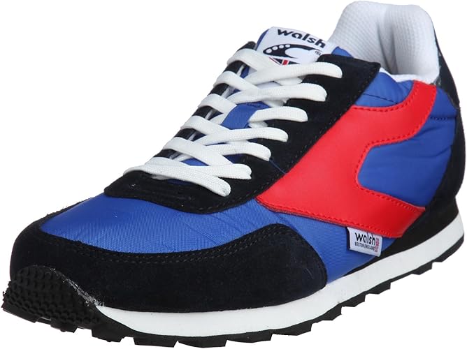 Amazon ウォルシュ ランニングシューズ メンズ Lostock Navy Blue Red 6 25cm シューズ バッグ