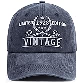 Dalqanth Limited Edition 1926 1927 1928 1929 Hat for Men Women, Funny Birthday Baseball Cap