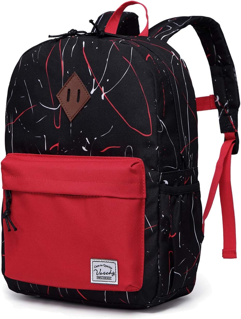 VASCHY Kids School Backpack, Children's Backpack Boys Kids School Book