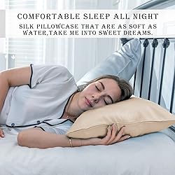 Natural Mulberry Silk Pillowcase for Hair and Skin