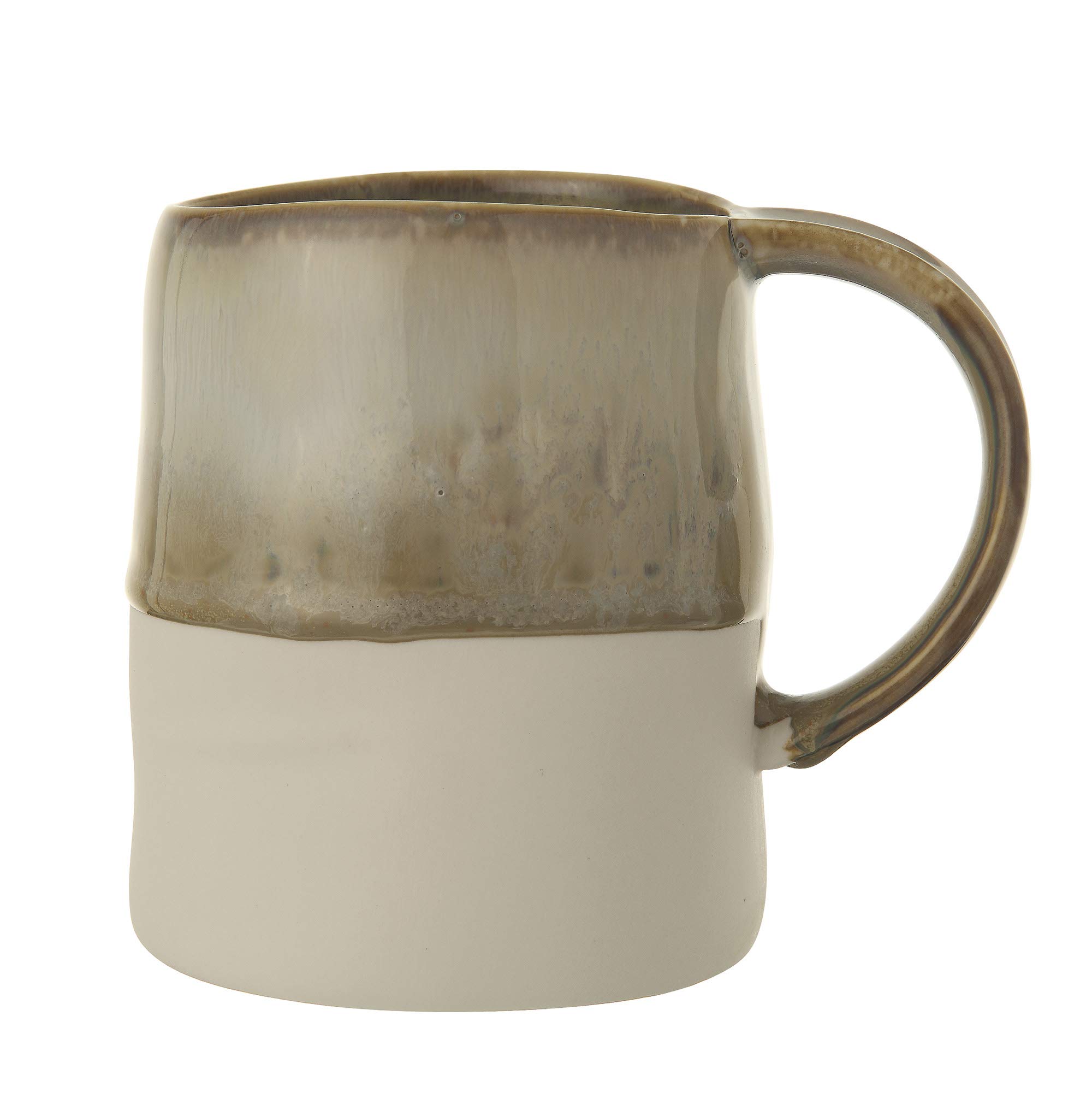 Bloomingville Terrain Ceramic Mug Cream Brown Green