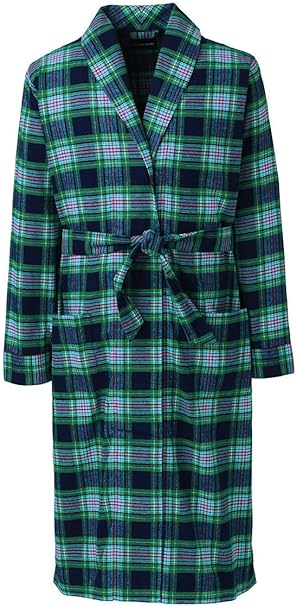 lands end flannel robe