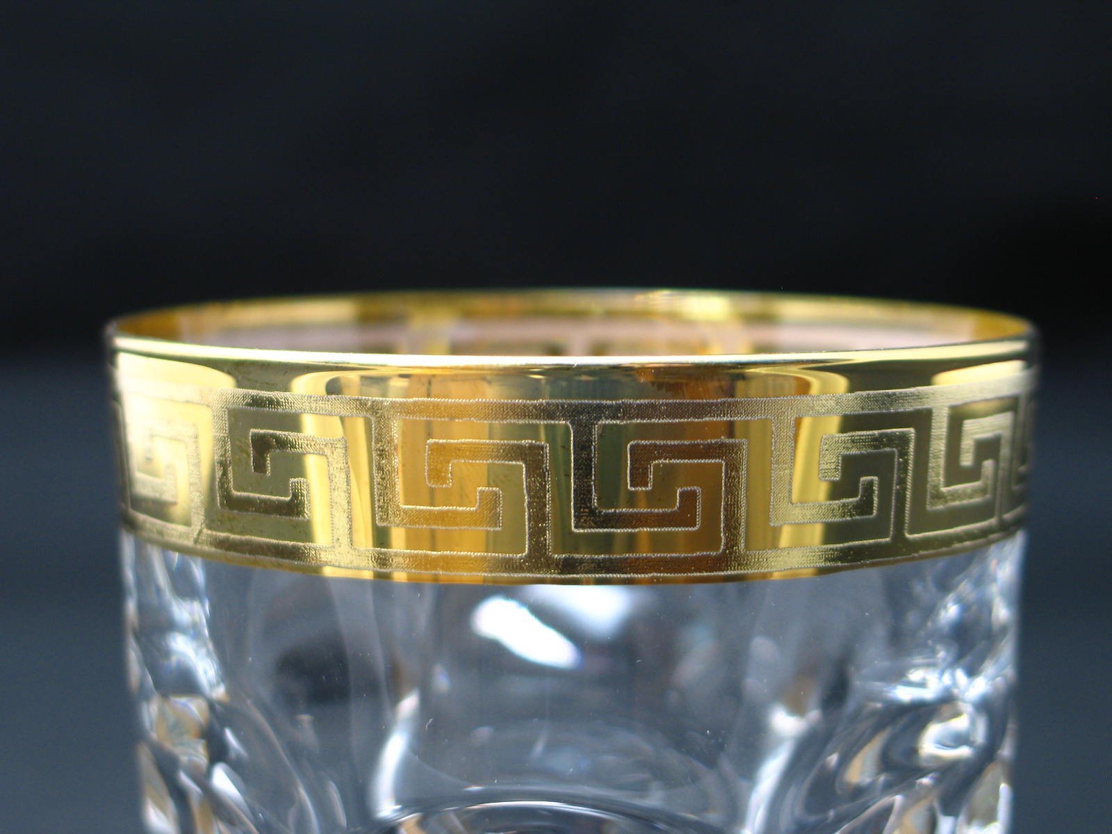 Cristalleria Fratelli Fumo SET of 6 Crystal Double OldFashioned