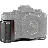 NEEWER CA076 Zfc Handgrip L Shape Grip for Nikon Z fc, Ultra Thin Retro Formfitting Camera Mounting Baseplate with Handle/Brass Shutter Button, Compatible with Arca Swiss Tripod Fluid Head, Black