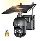 Xega 3G 4G LTE Cellular Security Camera Outdoor