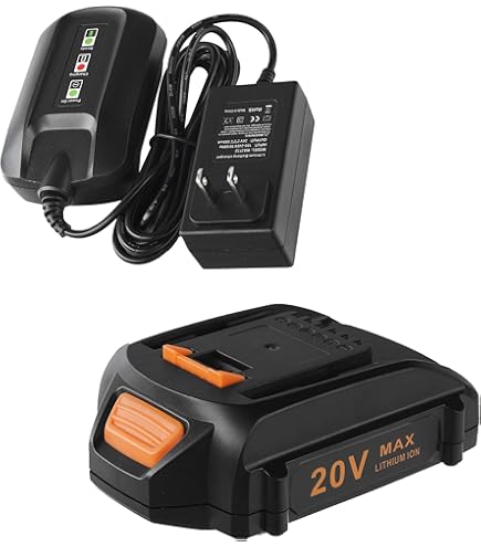 Vevor 4000mah Battery VEVOR 20V MAX, Portable Battery And Charger